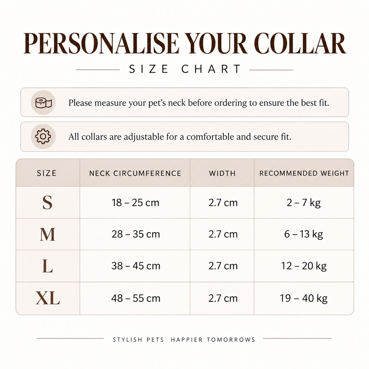 Personalise Your Collar